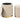Set Di 2 Pouf Contenitori Velluto Design Moderno Sgabello A Coste Il Gruppone